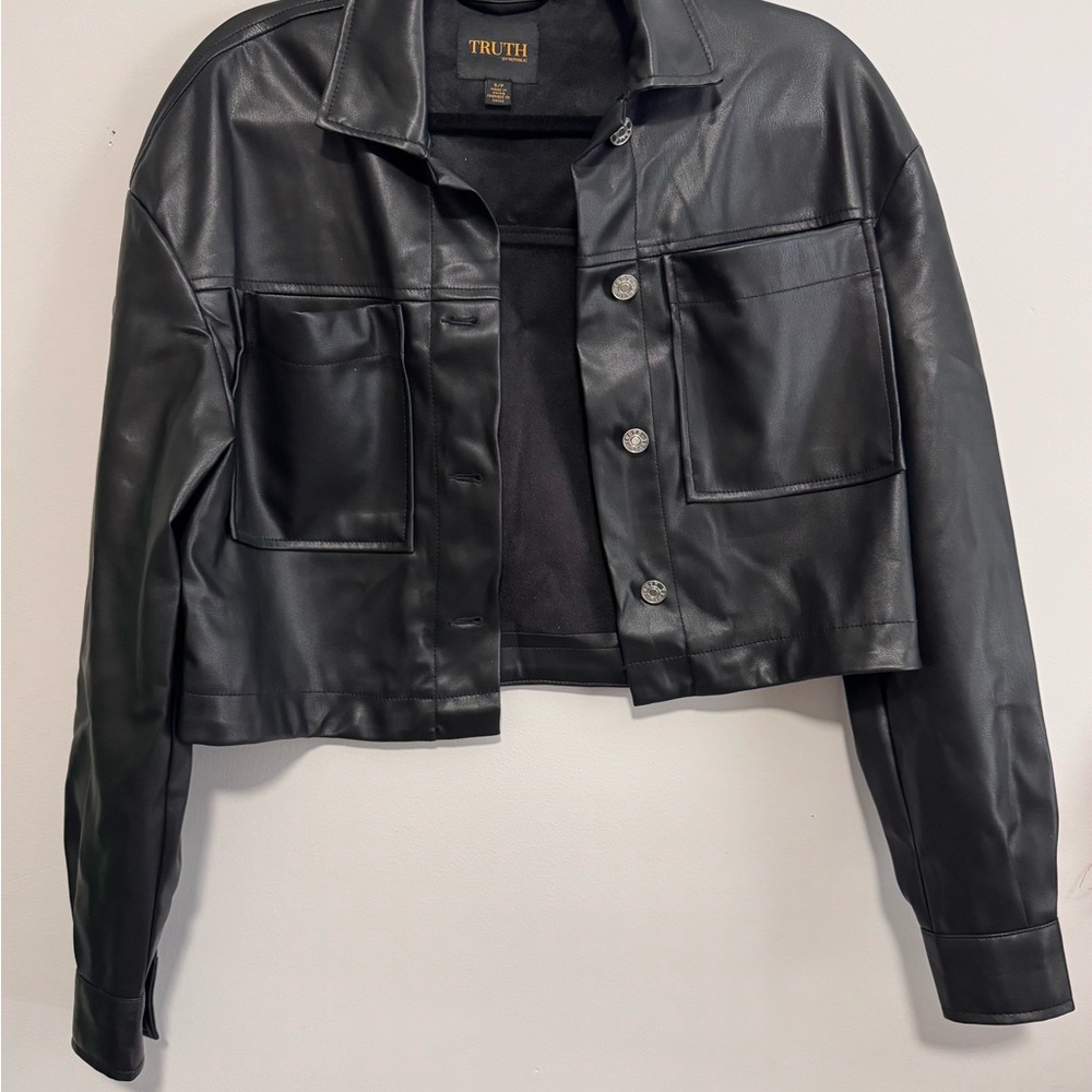 Truth Black Leather Jacket
